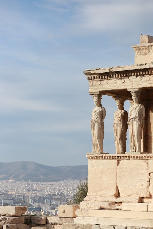 Бесплатное стоковое фото с Археология, Афины, вертикальный выстрел