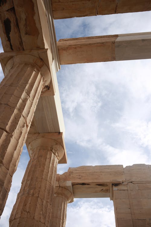 The columns of the athenian temple of athena