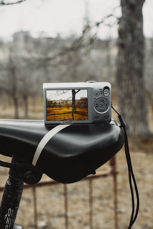 A camera on a bike
