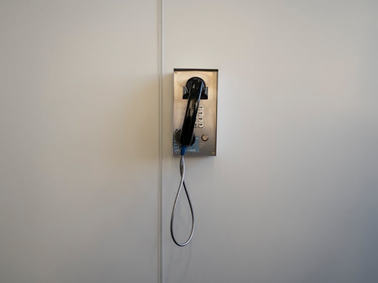 Gray Payphone