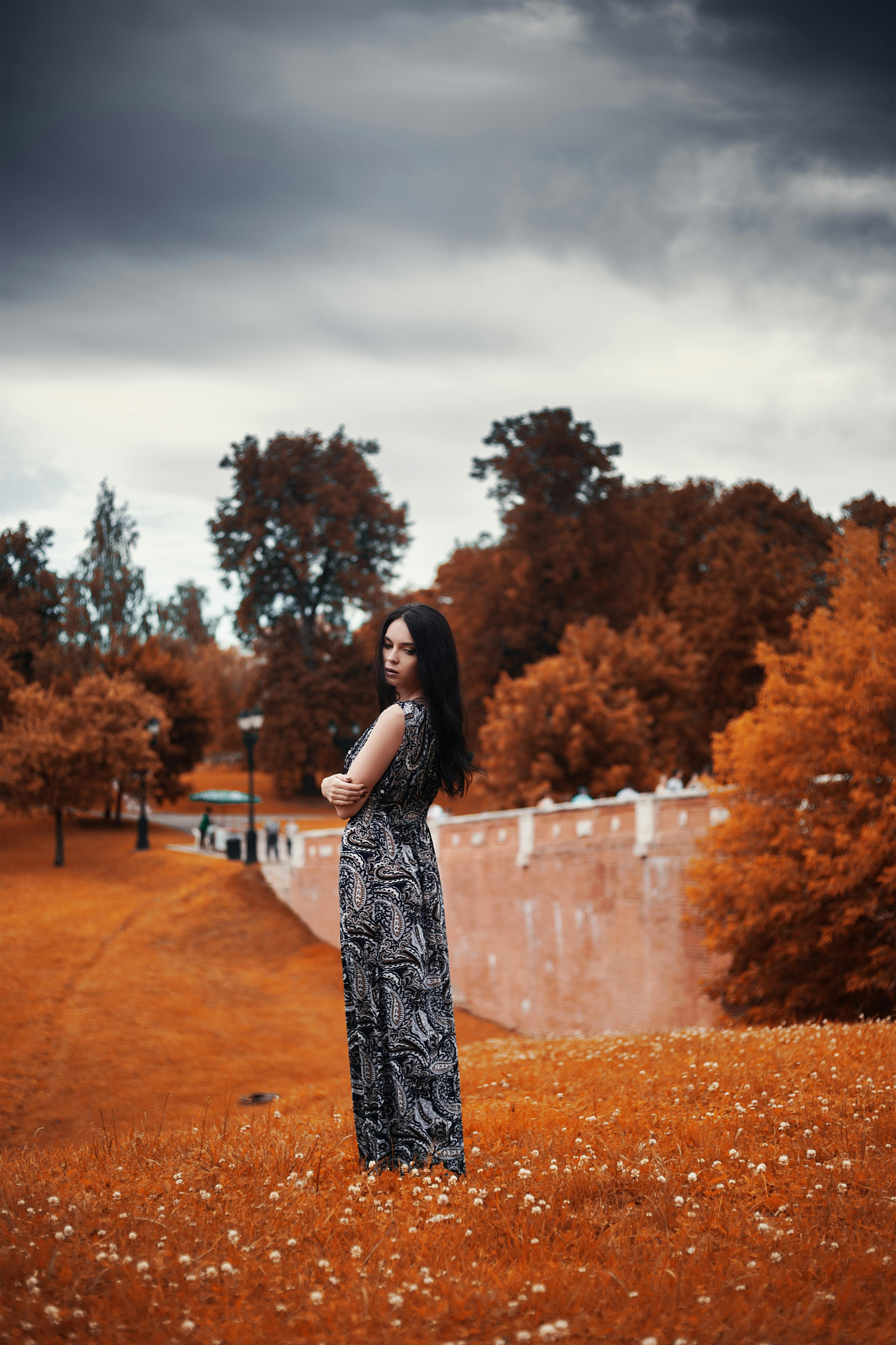 Безкоштовне стокове фото на тему «апельсин, викрійка сукні, витончений» стокове фото