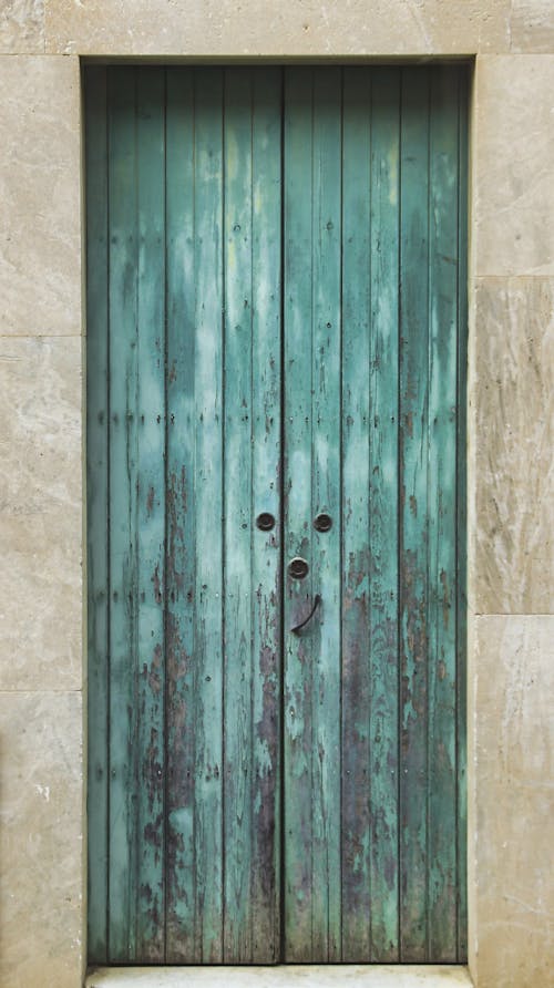 녹색, 닫힌, 문의 무료 스톡 사진