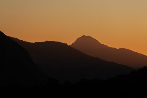丘陵, 日光浴, 日落 的 免費圖庫相片