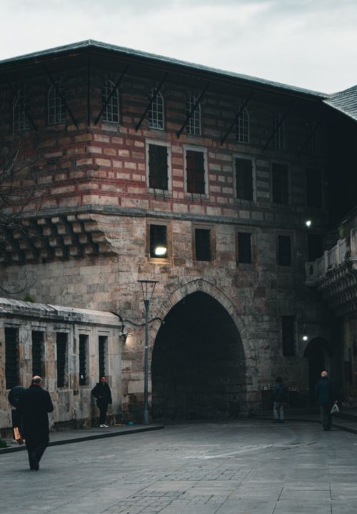 Free Explore the timeless architecture of Istanbul featuring an iconic archway. Stock Photo