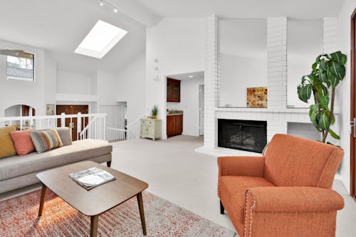 Living Room and Fireplace