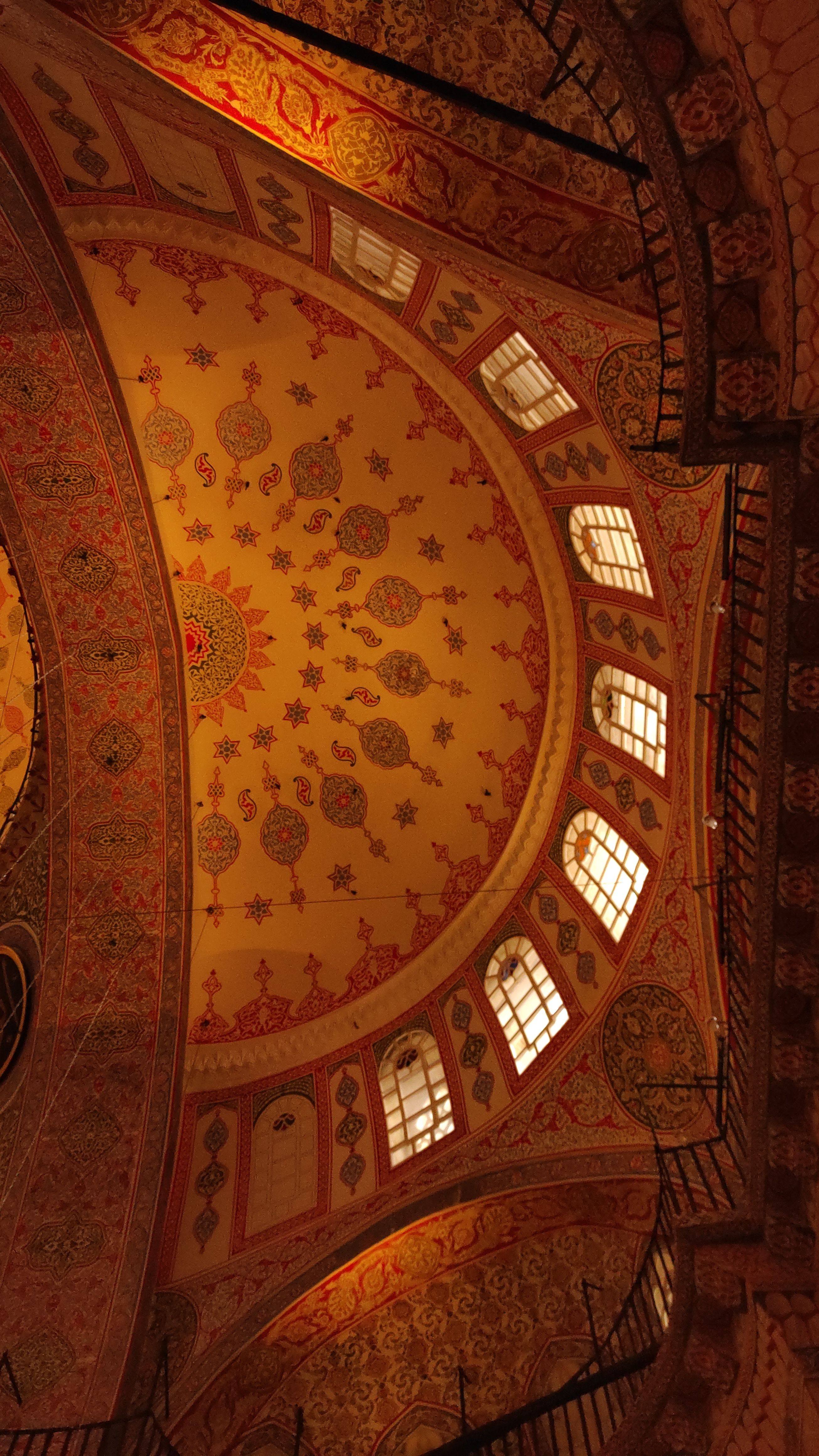 Ornamented Ceiling in Mosque · Free Stock Photo