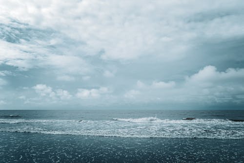 Foto stok gratis alam, awan, gelombang