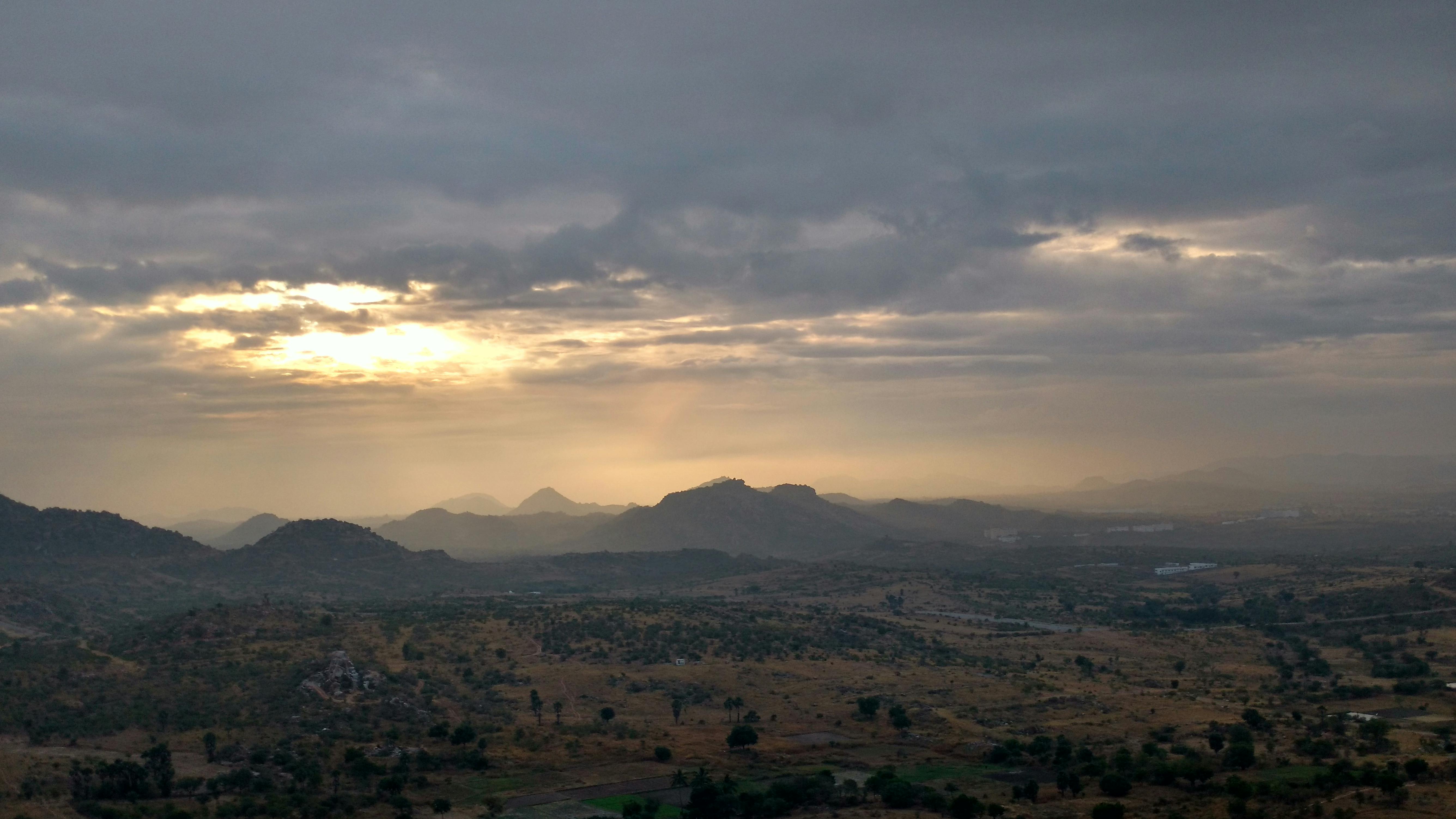 Free stock photo of Rising Sun