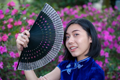 Portrait of Woman with Fan