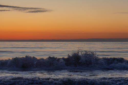 Sea Wave at Dawn