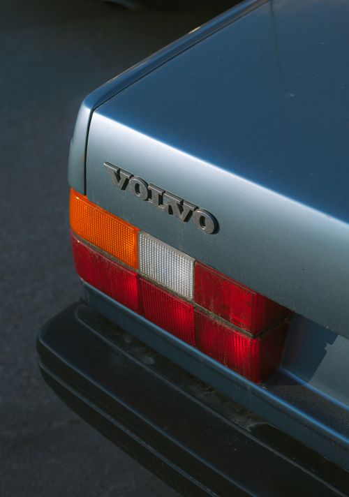 Free Close-up shot of a vintage Volvo car taillight with a classic design in Kaliningrad, Russia. Stock Photo