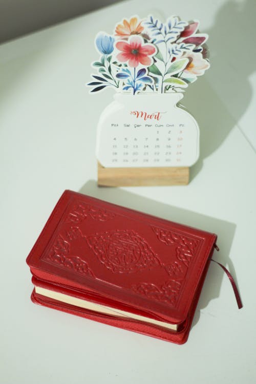 Koran in Red Leather Cover