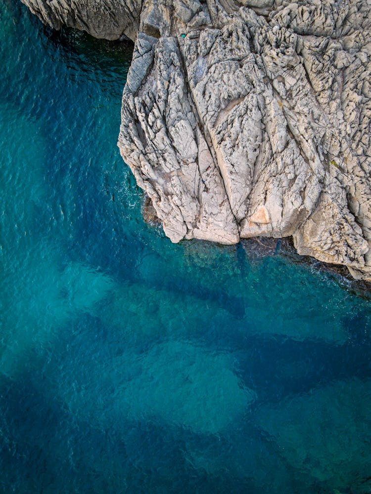 Rocks On Sea Shore