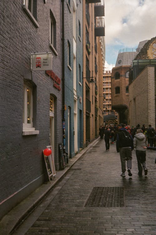 垂直拍摄, 城市, 巷弄 的 免费素材图片