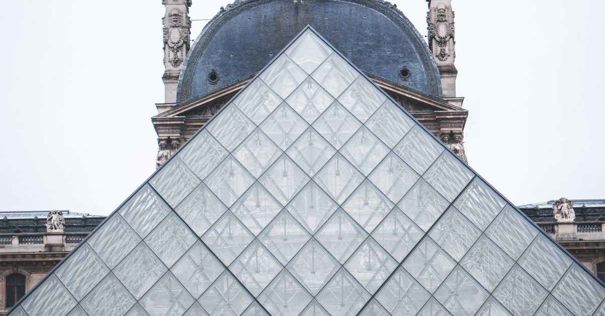 Pyramid Glass Building Glass Pyramids of Louvre Museum · Free Stock Photo