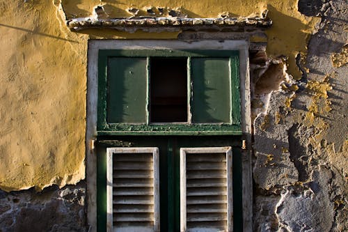 White and Green Window