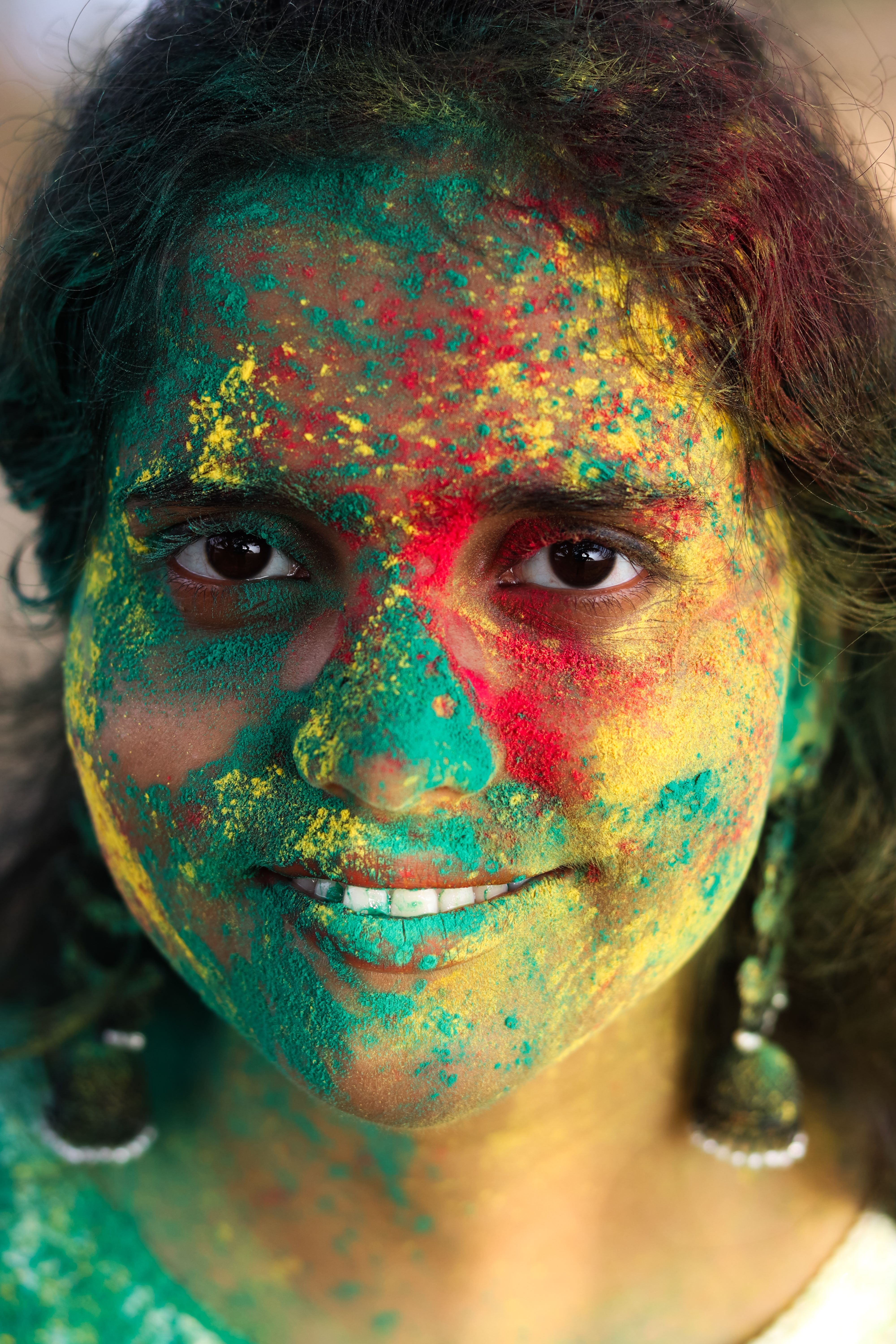 Powder on Woman Face · Free Stock Photo