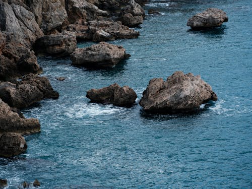 거친, 돌, 바다의 무료 스톡 사진