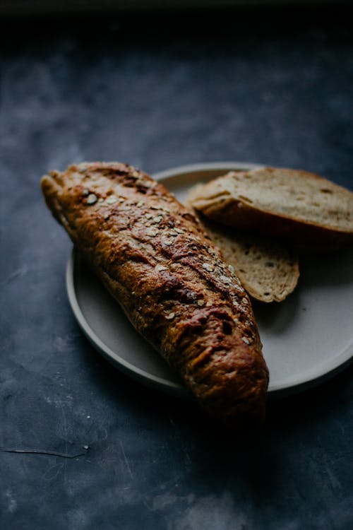 Bread on Plate