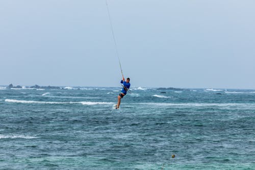 คลังภาพถ่ายฟรี ของ kitesurfer, การผจญภัย, กีฬาทางน้ำ