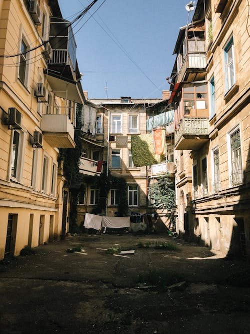 Brown Concrete Buildings