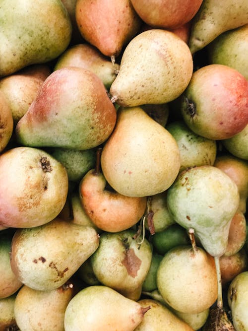 Foto Close Up Bunch Of Pears