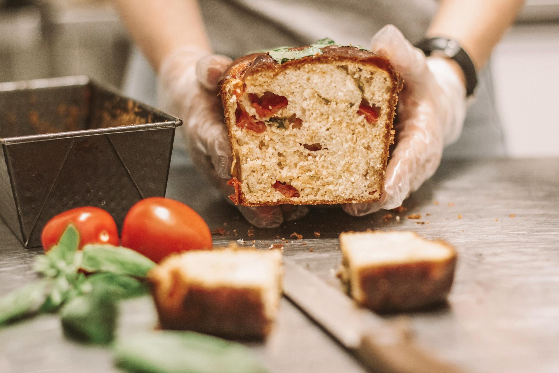 Loft Bread Near Tomatoes