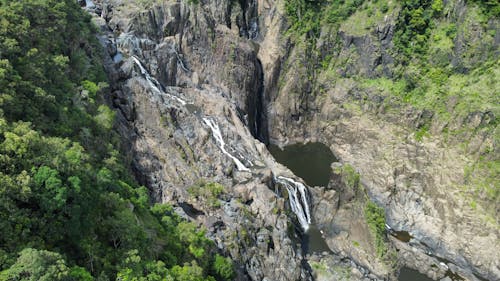 Immagine gratuita di cascate, foresta pluviale, paesaggio verde