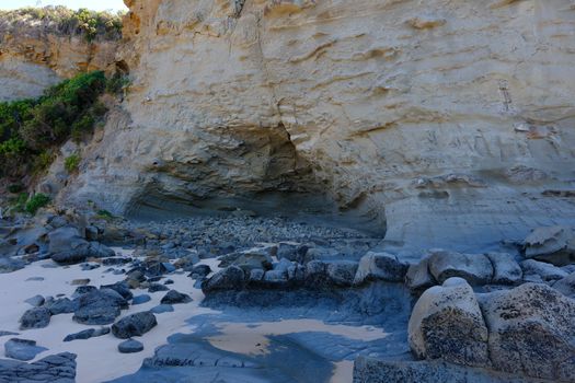 Barren Rocks on Beach