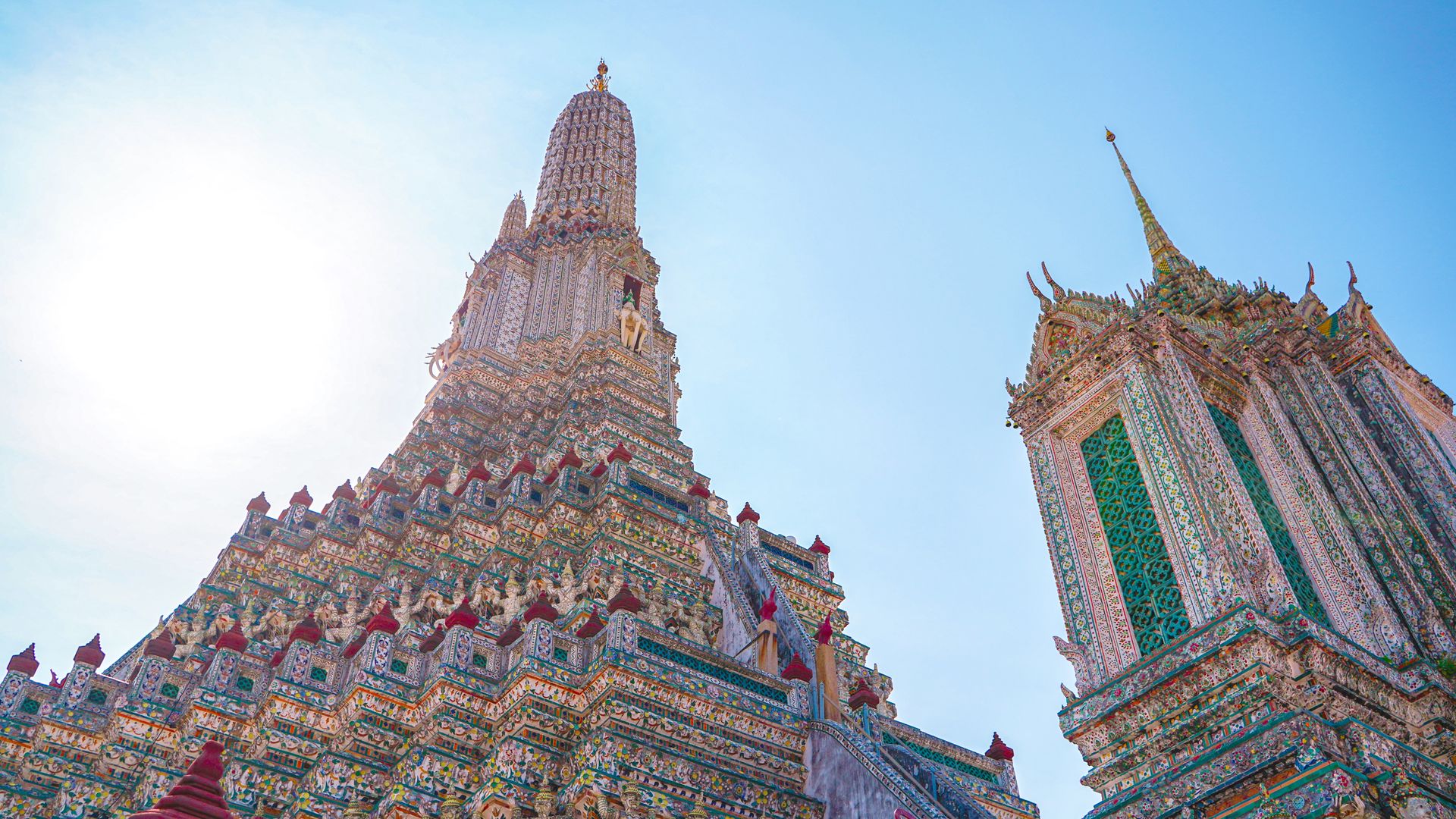 Thai Temple in Sunlight