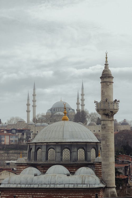 Domes and Minarets of Mosques in Istanbul