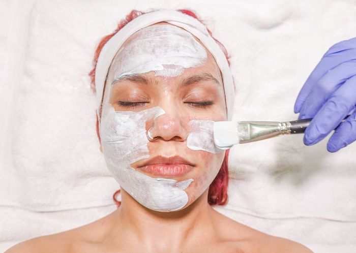 Facial peel treatment