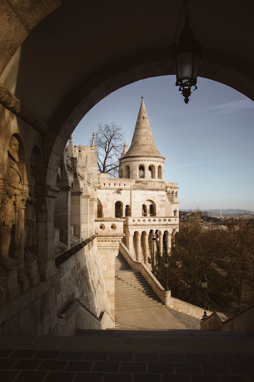 Foto d'estoc gratuïta de arquitectura romànica, Budapest, escales