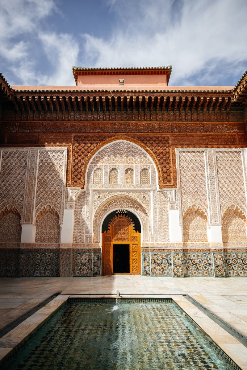 Interior Of The Ben Youssef Madrasa Marrakesh Morocco Free Stock Photo Interior Of The Ben Youssef Madrasa Marrakesh Morocco Free Stock Photo