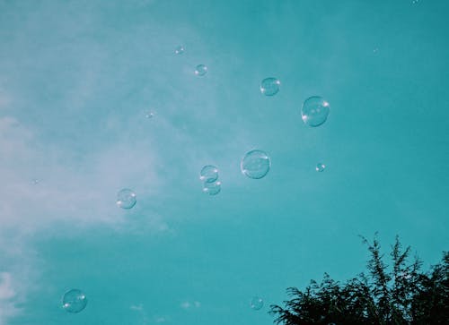 Foto stok gratis awan putih, bening, gelembung sabun