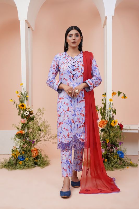Floral kurti design