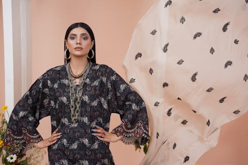 salwar kameez, 圍巾, 女人 的 免費圖庫相片