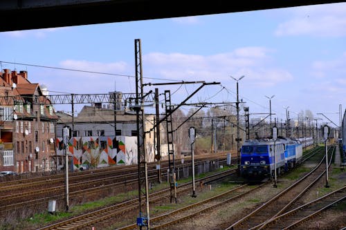 Fotobanka s bezplatnými fotkami na tému elektrický vlak, pociągu, stanica