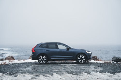 The 2019 volvo xc40 is parked on the side of the road
