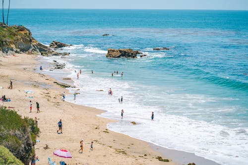 Бесплатное стоковое фото с волны, люди, море
