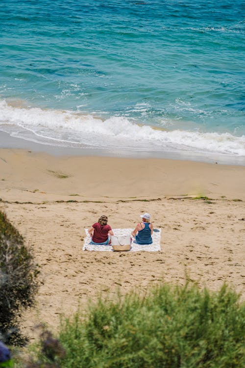 Kostenloses Stock Foto zu ferien, frauen, meer