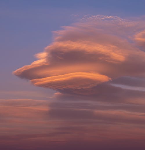 Foto profissional grátis de céu, Hora dourada, nuvens cor de rosa