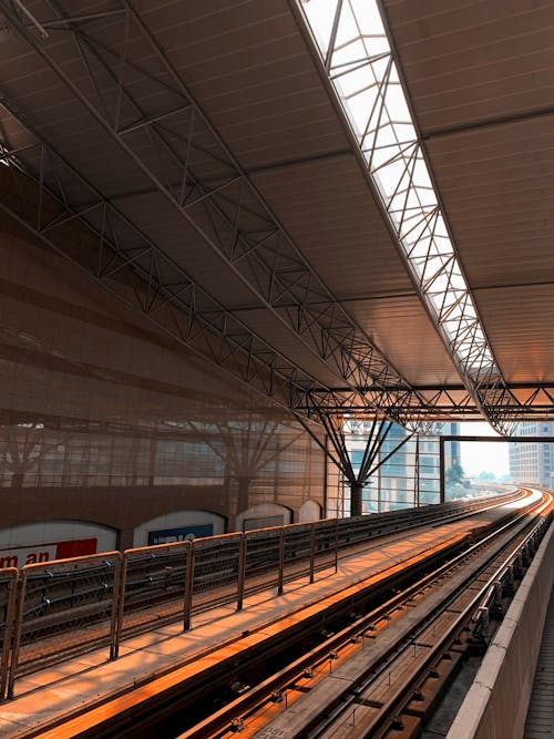 Empty Train Station