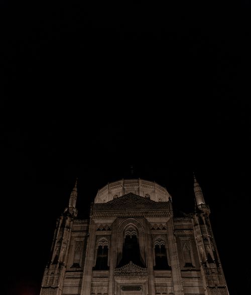 Free stock photo of a mosque, architecture, dark Stock Photo