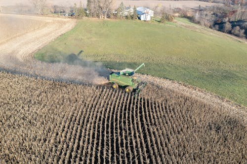 Gratis stockfoto met dronefoto, gewassen, landbouw