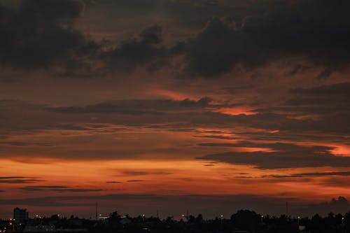 Ilmainen kuvapankkikuva tunnisteilla auringonlasku, hämärä, kaupungit