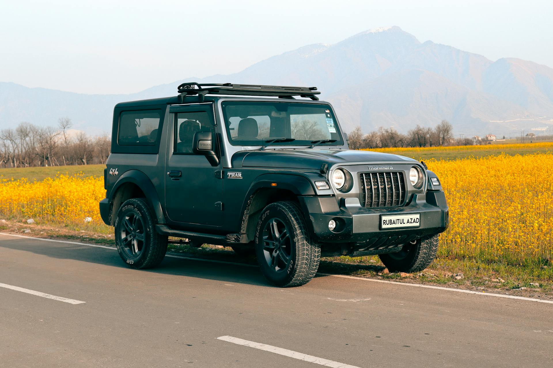 Mahindra Thar on Road