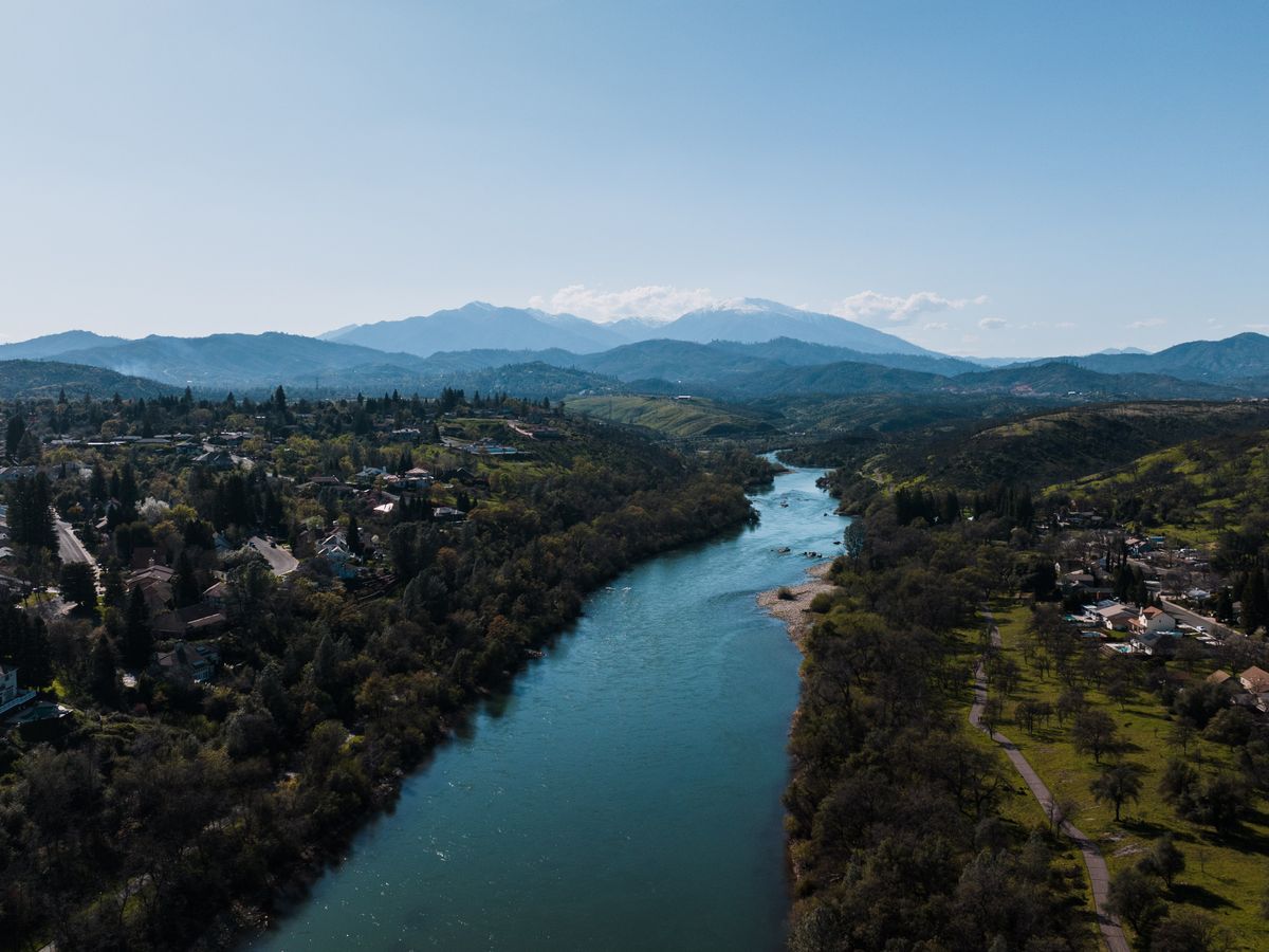 Aerial view of the North State