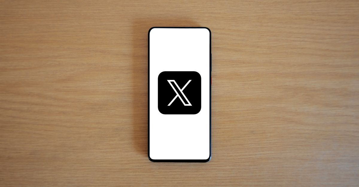 X app NFL football feed logo smartphone