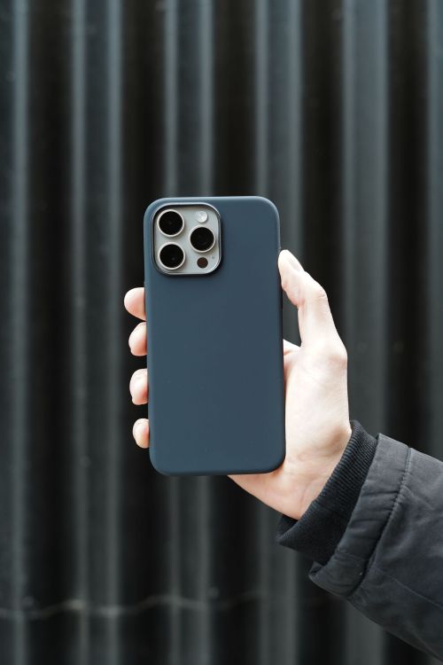 Smartphone in Black Case in Hand · Free Stock Photo